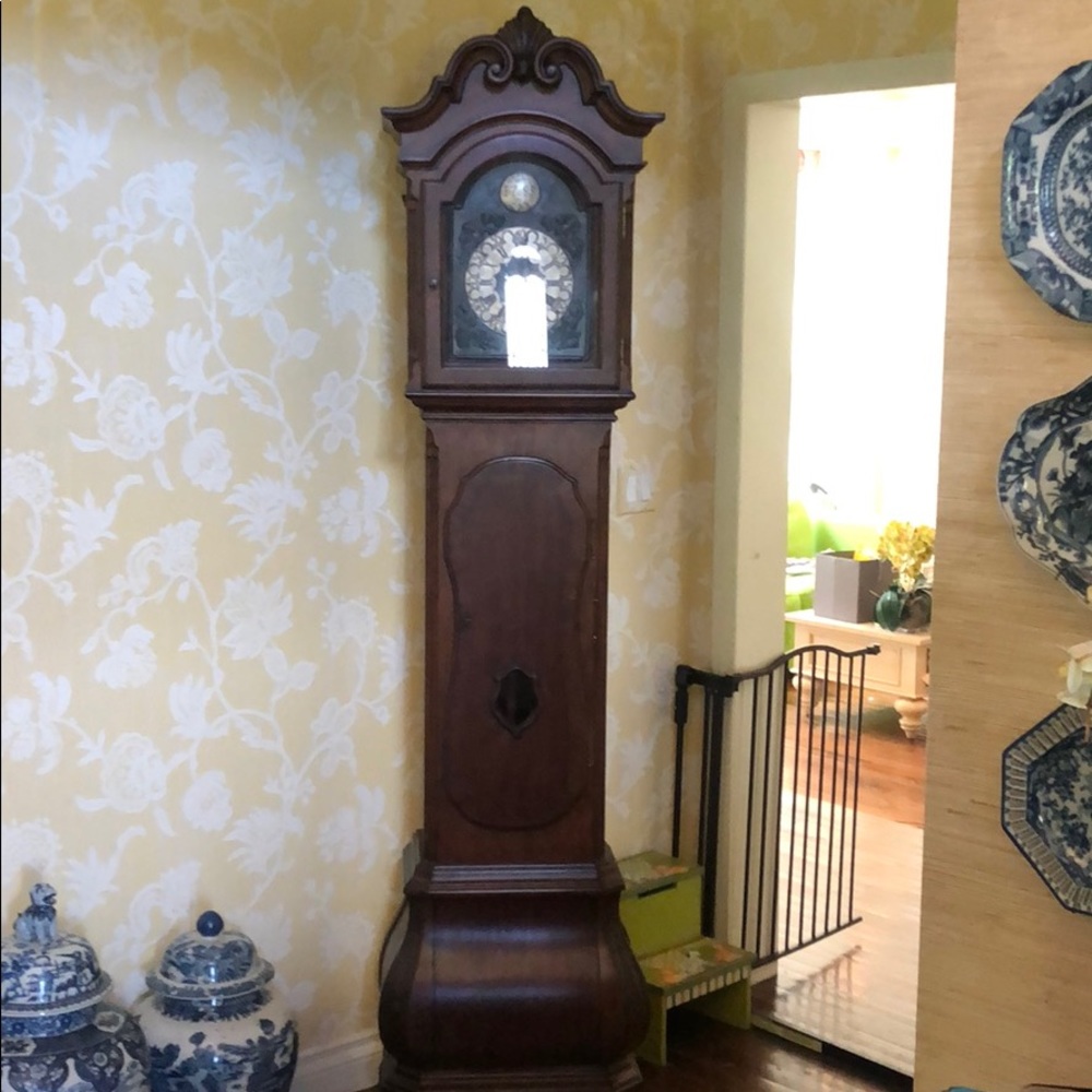 Ethan Allen Tuscan Floor Clock Grandfather Clock